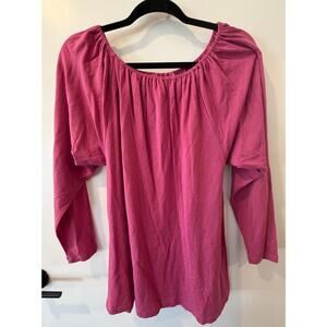 Spiegel Graceful Jersey Blouse Womens Small NWT Luxury Fabric 3/4 Sleeve